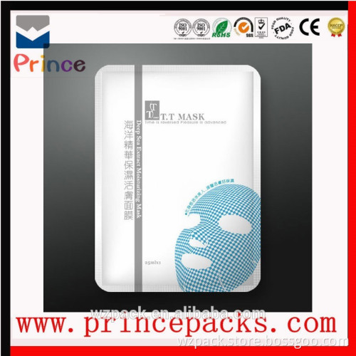Facial Sheet Mask packing Bag with Tear Notch, colorful printing